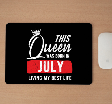 Mousepad cu mesaj aniversar, This Queen Was Born In [1]