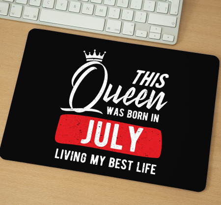 Mousepad - Mousepad cu mesaj aniversar, This Queen Was Born In