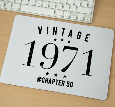 Mousepad - Mousepad cu mesaj aniversar, Vintage Chapter