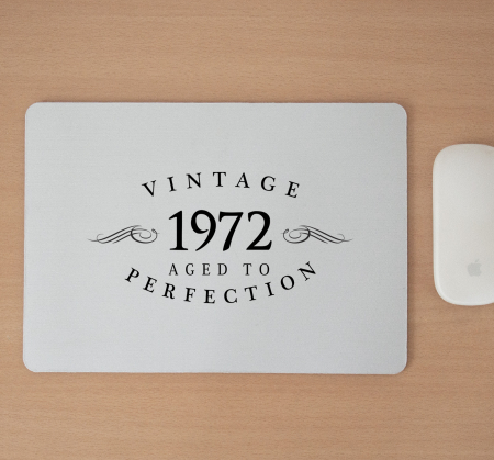 Mousepad cu mesaj aniversar, Vintage Perfection [1]