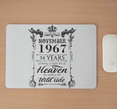 Mousepad cu mesaj aniversar, Years of Heaven [1]