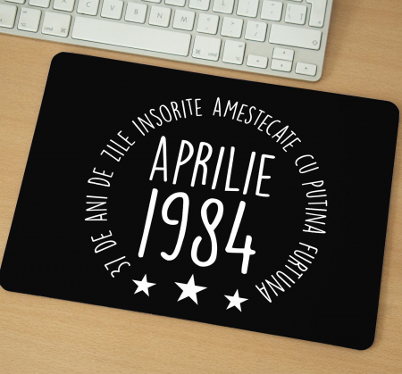 Mousepad cu mesaj aniversar, Zile insorite amestecate cu furtuna