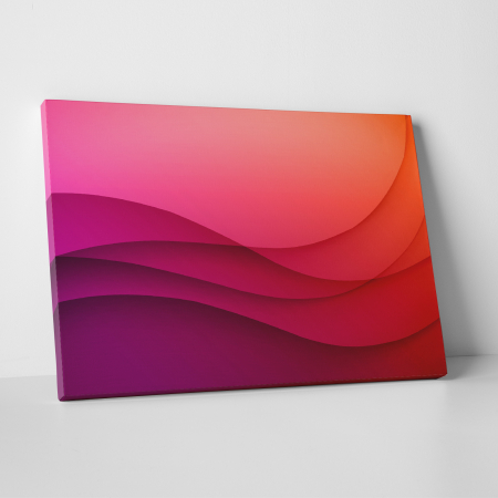 Tablouri - Tablou canvas abstract, Curbe rosiatice