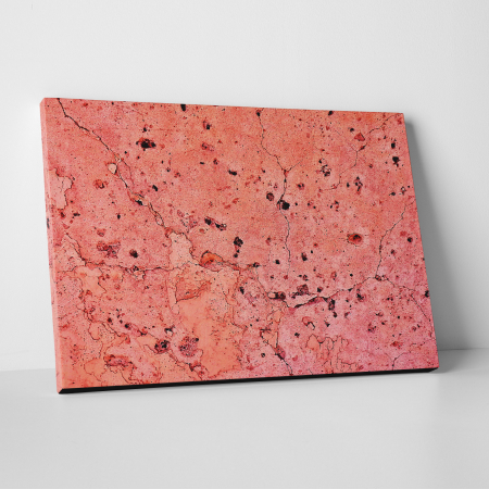 Tablouri canvas Abstracte - Tablou canvas abstract, Fisuri si crapaturi in perete roz