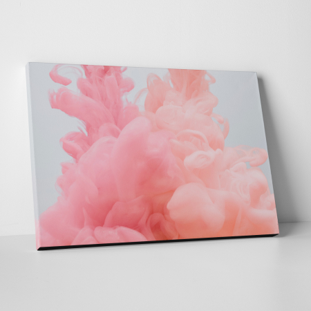Tablouri canvas Abstracte - Tablou canvas abstract, Fum roz