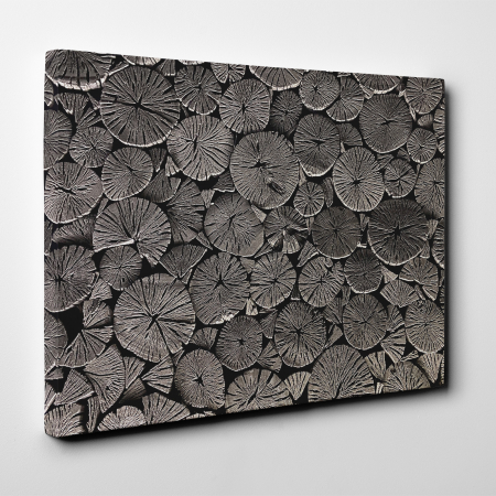 Tablou canvas abstract, Lemn taiat [1]