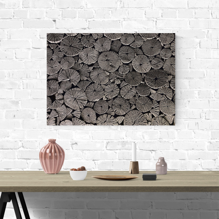 Tablou canvas abstract, Lemn taiat [3]