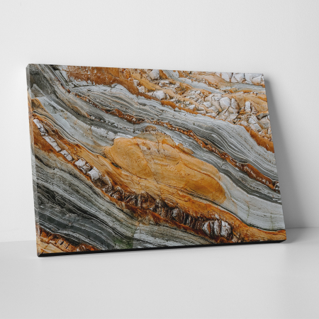 Tablouri canvas Abstracte - Tablou canvas abstract, Roca in valuri
