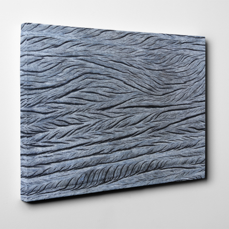 Tablou canvas abstract, Sectiune liniara in lemn [1]