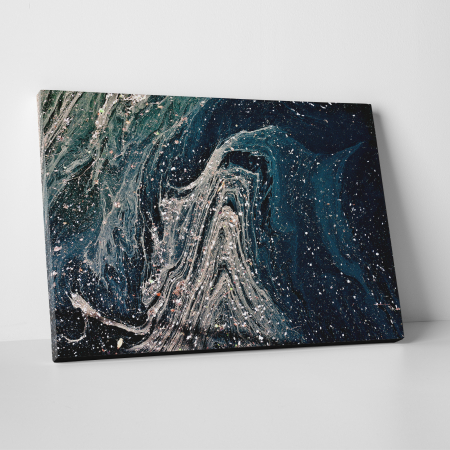 Tablouri canvas Abstracte - Tablou canvas abstract, Splash albastru