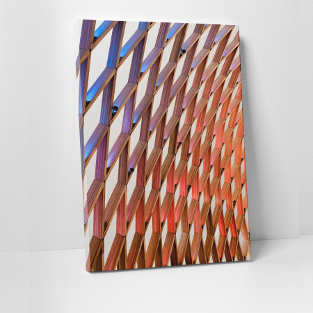 Tablouri canvas Abstracte - Tablou canvas abstract, Structura de lemn