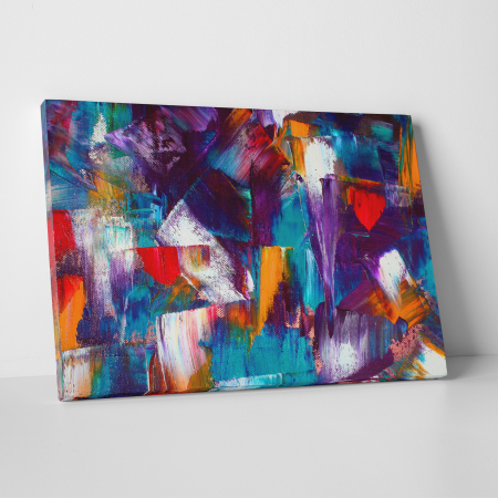 Tablouri canvas - Tablou canvas abstract, Urme de pensula