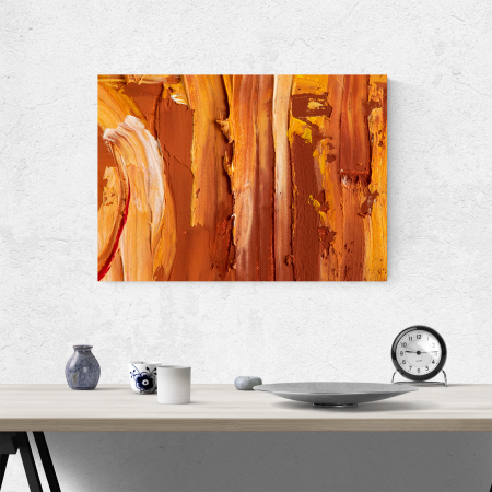 Tablou canvas abstract, Urme de pensula [3]