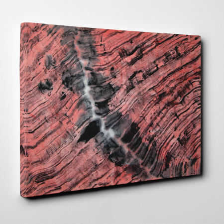 Tablou canvas abstract, Urme in lemn [3]
