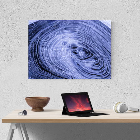 Tablou canvas abstract, Vortex albastru [3]