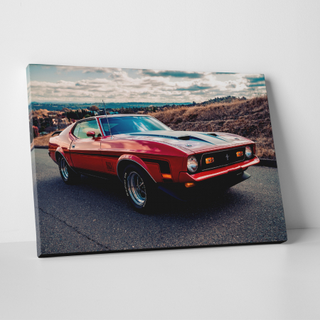 Tablouri canvas Auto-Moto - Tablou canvas auto-moto, Red American Muscle