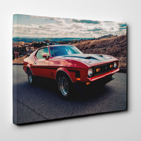 Tablou canvas auto-moto, Red American Muscle [1]