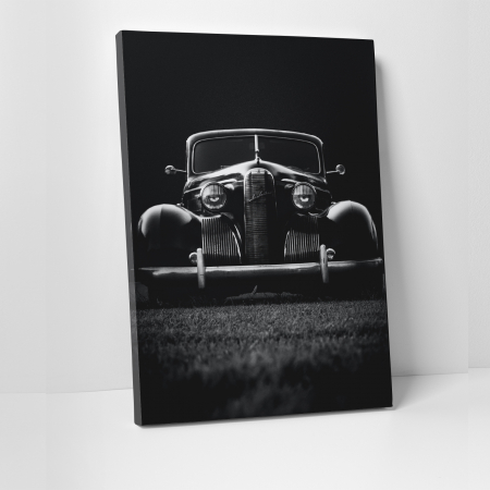 Tablouri canvas Auto-Moto - Tablou canvas auto-moto, Vintage black car