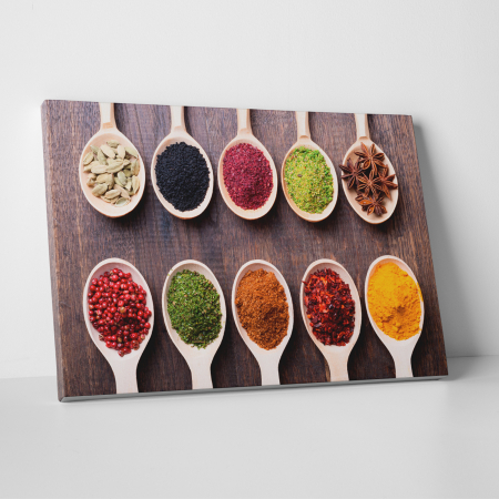 Tablouri canvas Bucatarie - Tablou canvas bucatarie, 10 Spoons of Spices