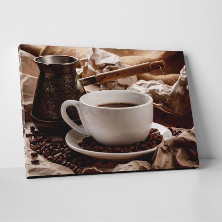 Tablouri canvas Bucatarie - Tablou canvas bucatarie, Cafea la ibric