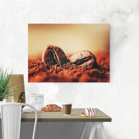 Tablou canvas bucatarie, Cafea macinata [3]