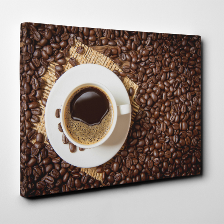 Tablou canvas bucatarie, Cafea printre... cafea [1]