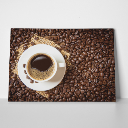 Tablou canvas bucatarie, Cafea printre... cafea [2]