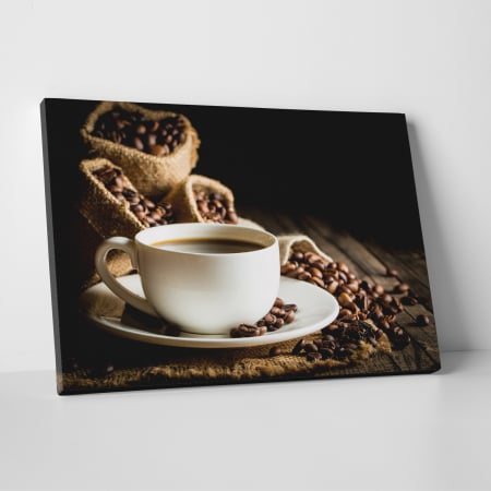 Tablouri canvas Bucatarie - Tablou canvas bucatarie, Boabe de cafea proaspata