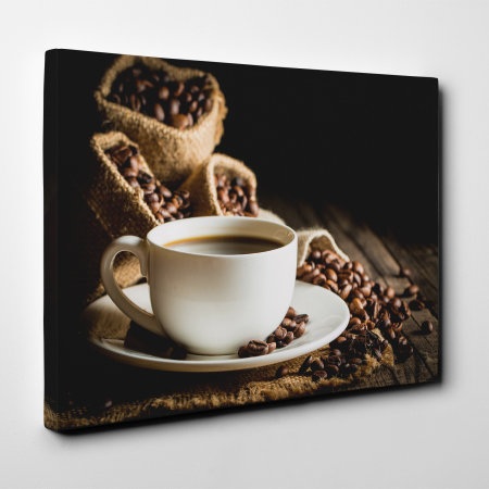 Tablou canvas bucatarie, Boabe de cafea proaspata [1]