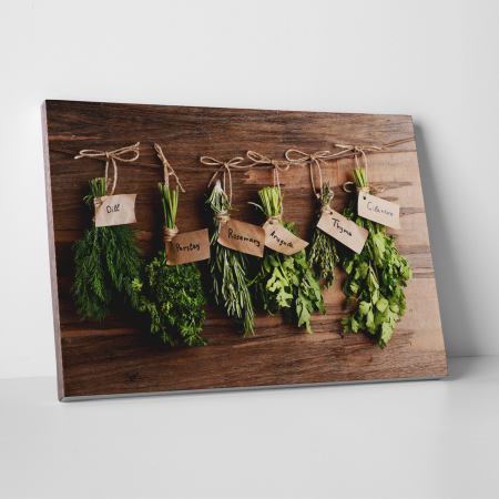 Tablouri canvas Bucatarie - Tablou canvas bucatarie, Green Herbs