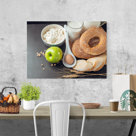 Tablou canvas bucatarie, Mic dejun sanatos [3]