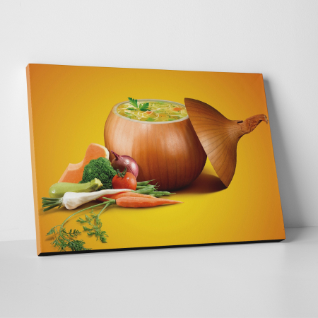 Tablouri - Tablou canvas bucatarie, Bol de ceapa