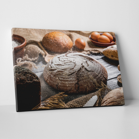 Tablouri canvas Bucatarie - Tablou canvas bucatarie, Paine proaspata
