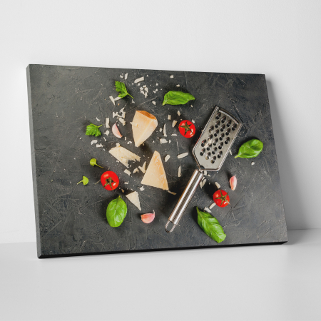 Tablouri canvas Bucatarie - Tablou canvas bucatarie, Parmezan pe razatoare