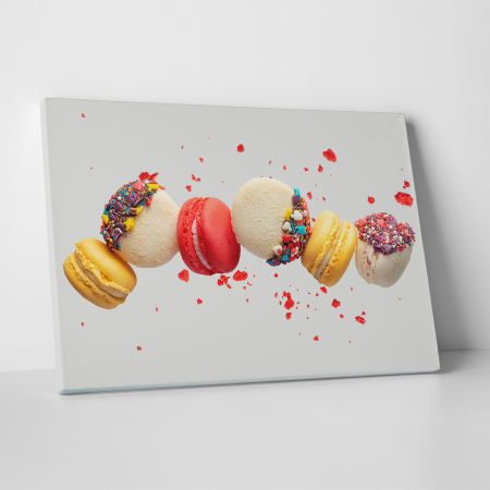 Tablouri canvas Bucatarie - Tablou canvas bucatarie, Prajituri macarons