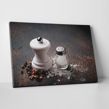 Tablouri canvas - Tablou canvas bucatarie, Rasnita de sare si piper