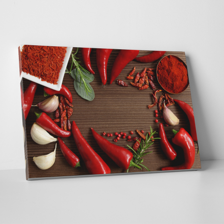 Tablouri canvas Bucatarie - Tablou canvas bucatarie, Red and Hot