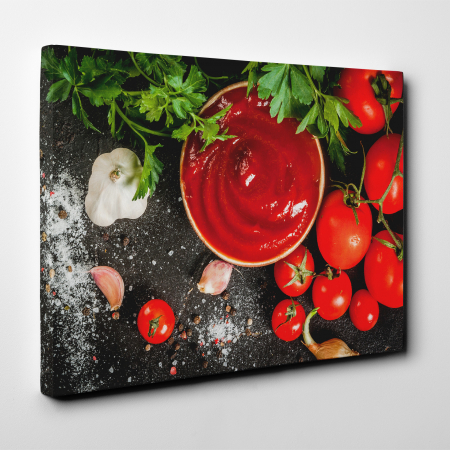 Tablou canvas bucatarie, Sos din rosii proaspete [1]