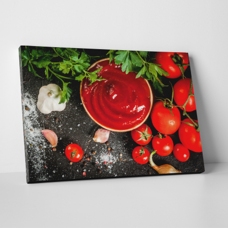 Tablouri canvas Bucatarie - Tablou canvas bucatarie, Sos din rosii proaspete