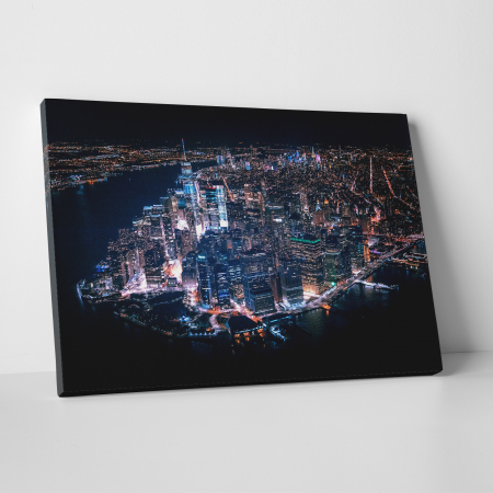 Tablouri canvas Destinatii - Tablou canvas destinatii faimoase, City by Night