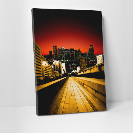 Tablouri canvas Destinatii - Tablou canvas destinatii faimoase, City Night View