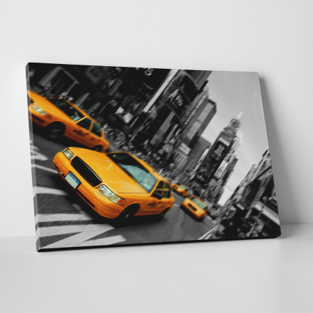 Tablouri canvas Destinatii - Tablou canvas destinatii faimoase, NYC Yellow Cab