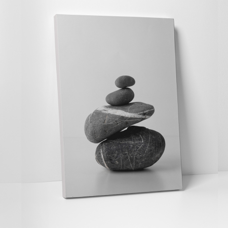 Tablouri canvas Feng Shui - Tablou canvas Feng Shui, motiv oriental, Balancing Creative Stones