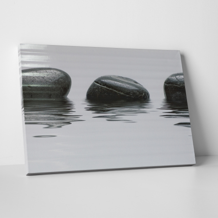 Tablouri canvas Feng Shui - Tablou canvas Feng Shui, motiv oriental, Water Reflection Stones