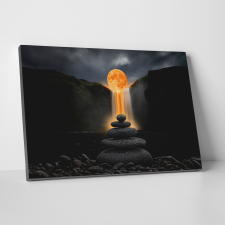 Tablouri canvas Feng Shui - Tablou canvas Feng Shui, motiv oriental, Zen Balancing Stones