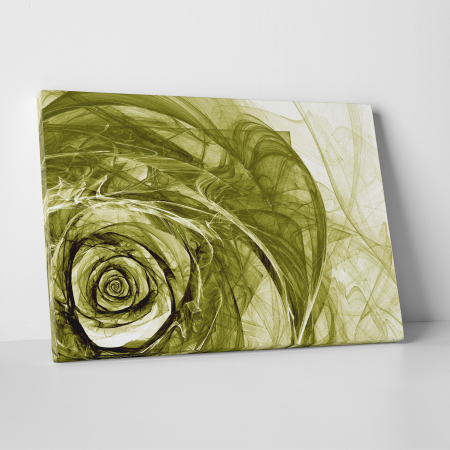 Tablouri canvas Natura - Tablou canvas floral, Green Wireframe Roses