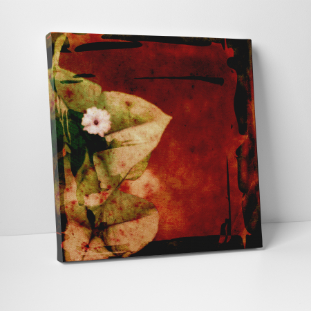 Tablouri canvas Natura - Tablou canvas floral, Vintage Fabric