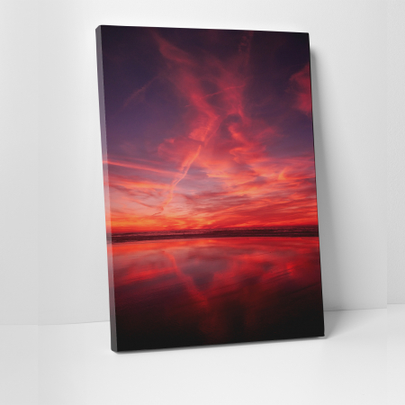 Tablouri canvas Natura - Tablou canvas natura, Apus de soare rosiatic