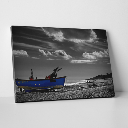 Tablouri canvas Natura - Tablou canvas natura, Blue Boat