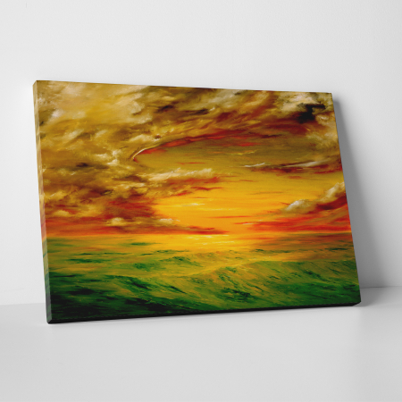 Tablouri canvas Natura - Tablou canvas natura, Green Ocean